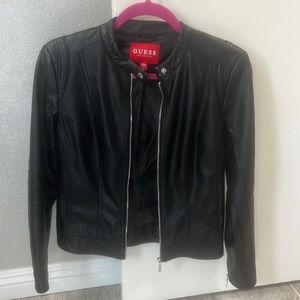 Guess faux leather jacket size S